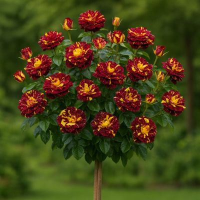 Роза штамбовая Фокус Покус Роза штамбовая Фокус Покус - Dolina-Sad.Ru